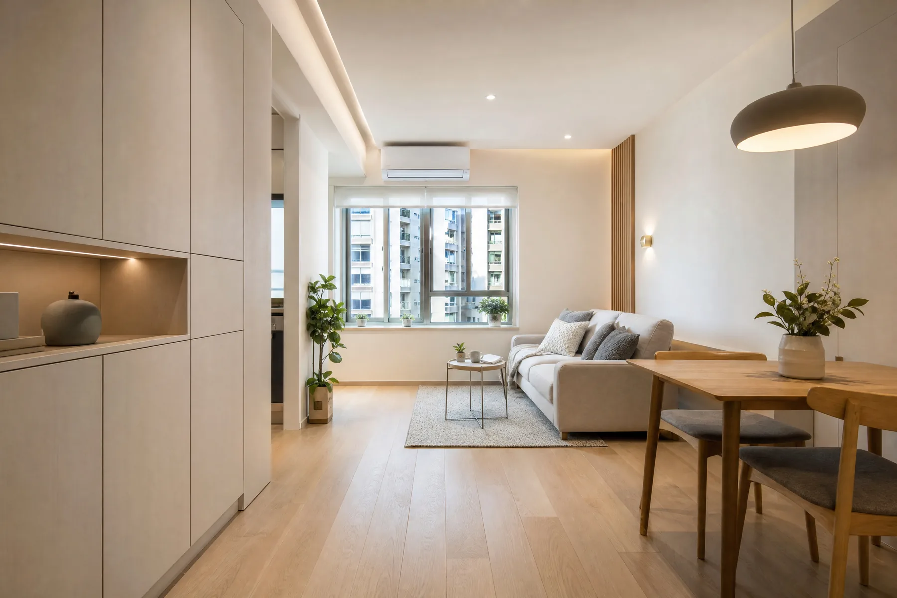 Compact flat