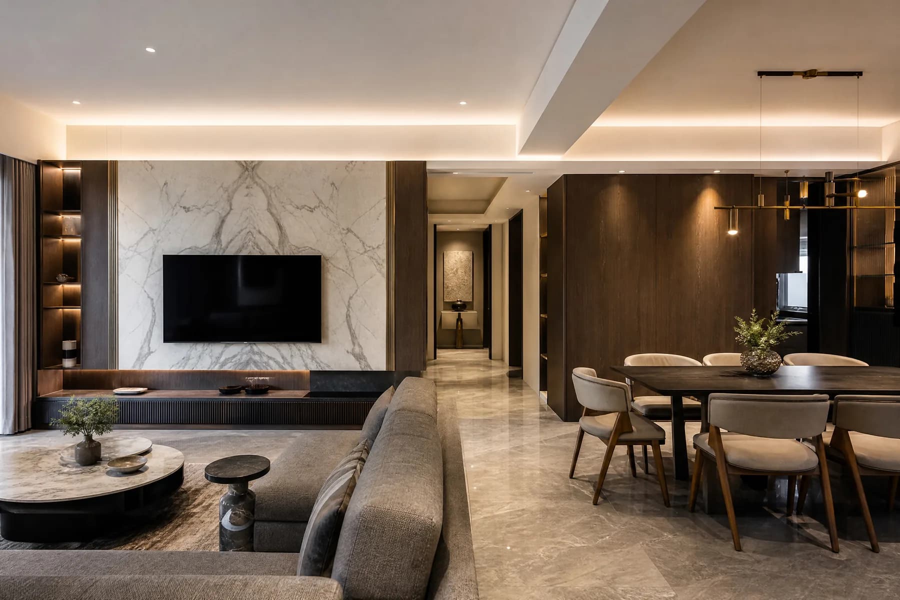 Renovated apartment interior