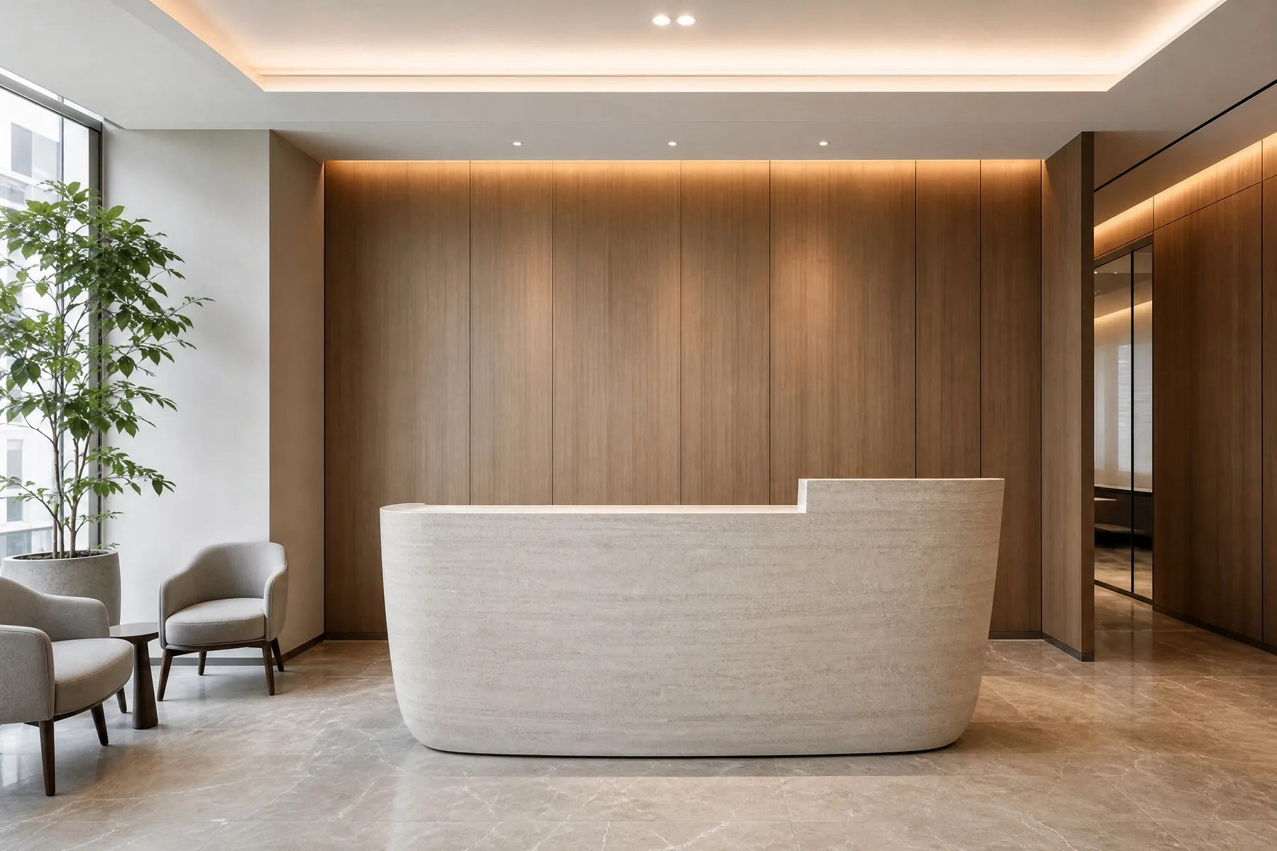 Reception area